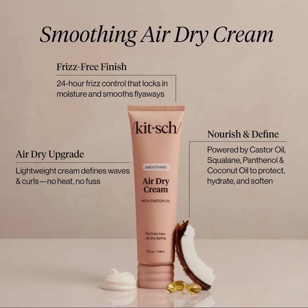 Kitsch Air Dry Cream in Soft Pink - Picture 2 of 2